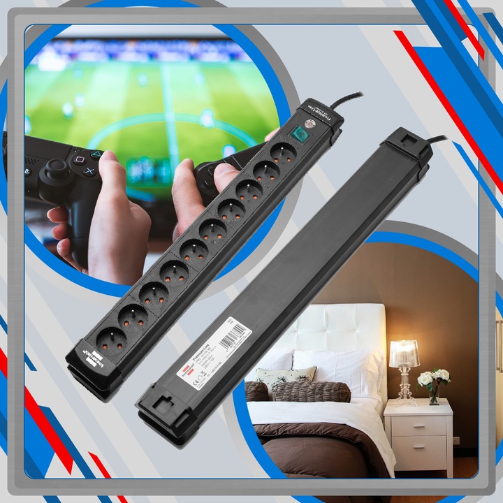 LISTWA ZASILAJĄCA PRZEDŁUŻACZ Z WYŁĄCZNIKIEM 10G 3M BRENNENSTUHL