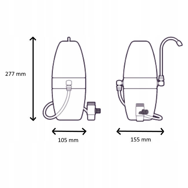Filtr do wody na kran Aquaphor Modern 4000l + B200