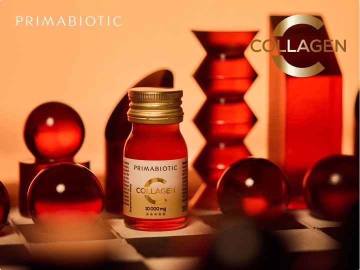 Kolagen Do Picia Na Stawy PRIMABIOTIC COLLAGEN Wołowy 10000mg 30ml×30szt