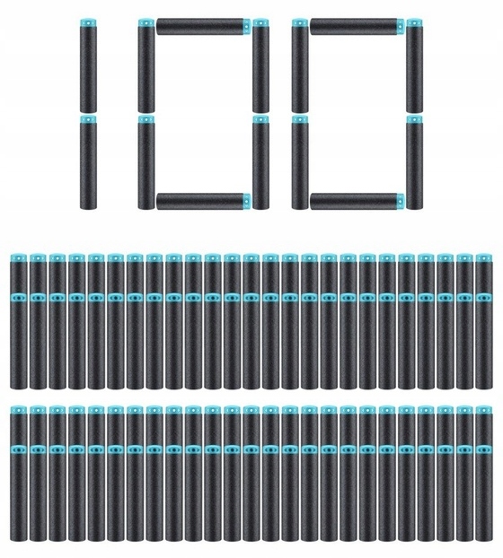 PIANKOWE STRZAŁKI ZURU X-SHOT NERF I INNE 100szt.