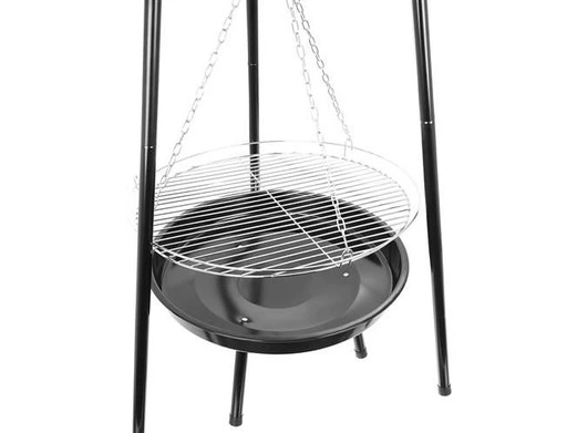 GRILL WISZĄCY OGRODOWY REGUL TRÓJNÓG PALENISKO 3W1