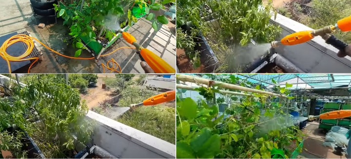 OPRYSKIWACZ Duży Zasięg akumulatorowy elektryczny myjka ciśnieniowa MP0356