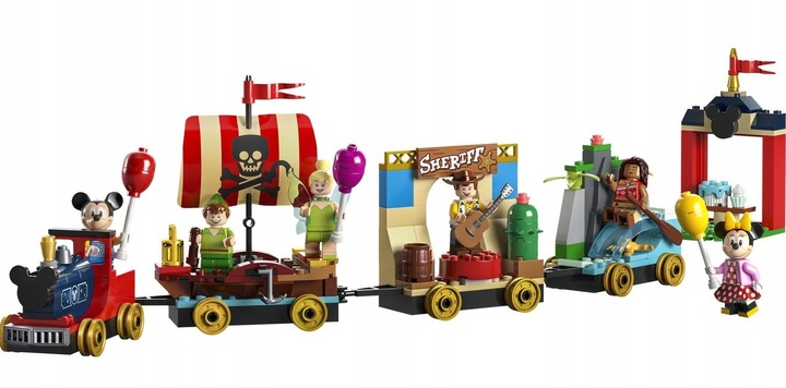 LEGO DISNEY PLUS POCIĄG CIUCHCIA BAJKI MYSZKA MIKI TOY STORY ZESTAW XXL