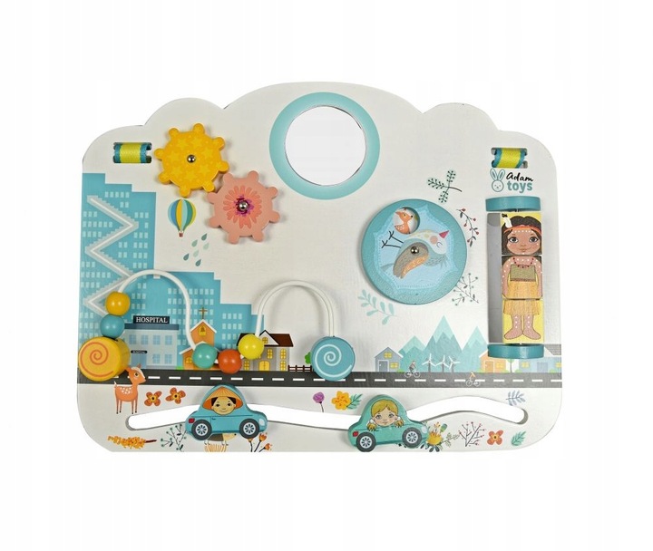 ADAM TOYS SENSORYCZNA TABLICA MANIPULACYJNA Dla Malucha Adam Toys