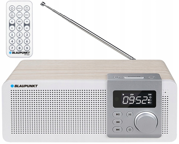 RADIOODTWARZACZ PRZENOŚNY BLAUPUNKT PP14BT BLUETOOTH USB MP3 SD RADIO PILOT