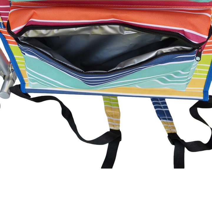 leżak MULTICOLOR plażowy, ALUMINIUM,ogrodowy.