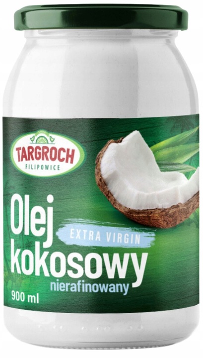 Targroch Olej kokosowy nierafinowany extra virgin 900ml