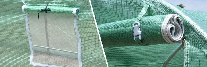 MOCNY TUNEL FOLIOWY OGRODOWY SZKLARNIA 4x2m JAKOŚĆ 8m2 PREMIUM