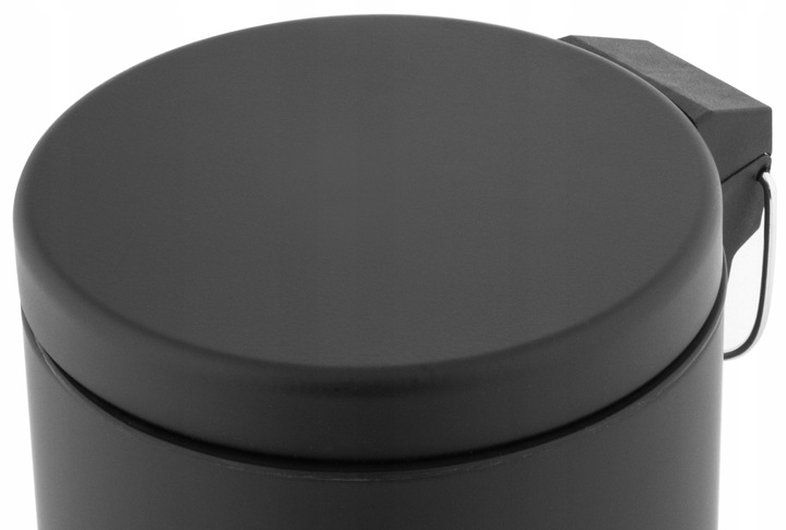 Kosz na śmieci śmietnik 3L do WC łazienki toalety biura czarny LOFT YOKA