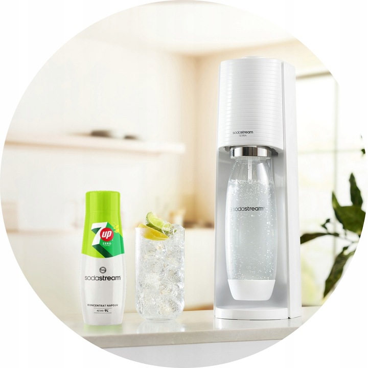 Zestaw Syrop koncentrat do wody SodaStream 7up Free 2x440ml + Torba GRATIS