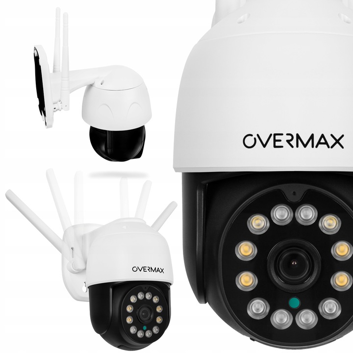 KAMERA ZEWNĘTRZNA OBROTOWA 25s LAN 12 DIOD LED IP66 WIFI Full HD 4x ZOOM