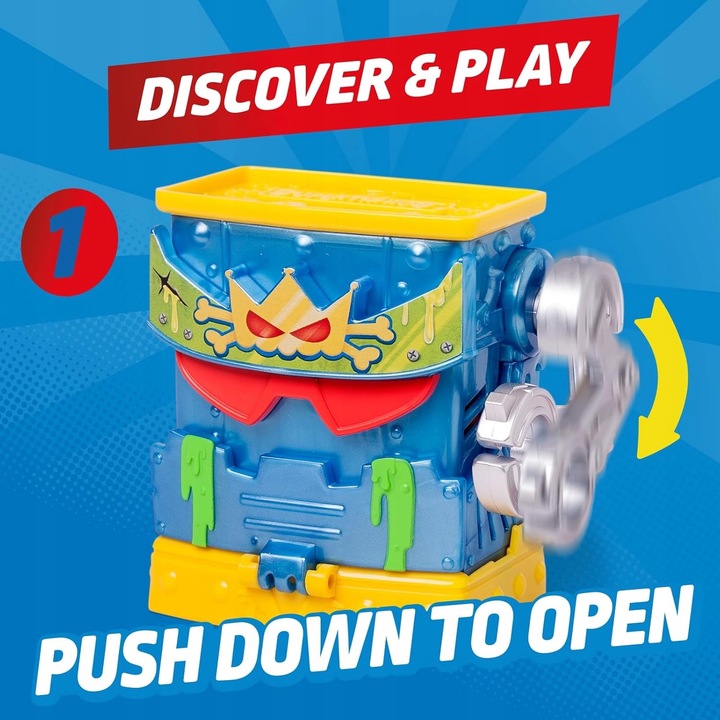 SuperThings Hidden Base Mr.King kryjówka Kazoom Power Super Zings Things