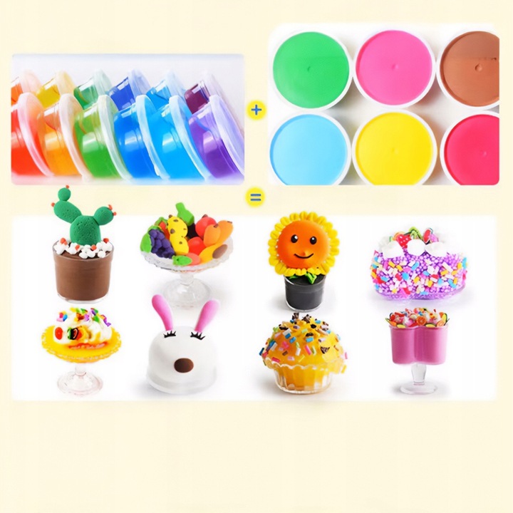 Zestaw Do Robienia Slime Fabryka Glutów w Skrzynce Piankolina 83 Elementy