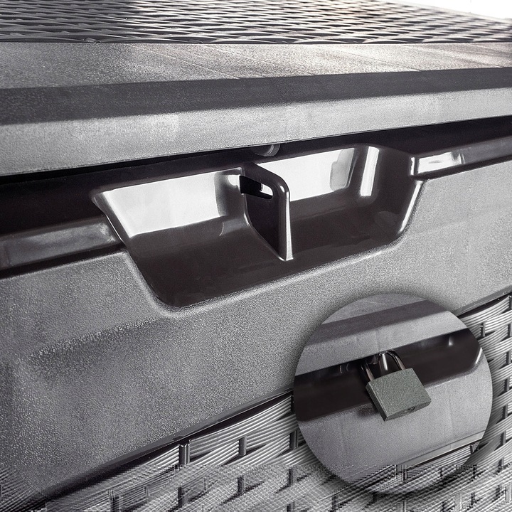 SKRZYNIA OGRODOWA KUFER SCHOWEK 310L BRĄZOWA