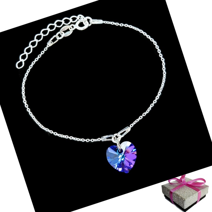 Bransoletka dla Dziewczynki Serce SREBRO PREZENT