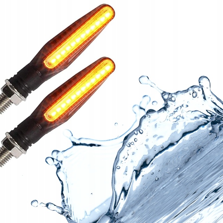KIERUNKOWSKAZY LED MOTOCYKLOWE QUADA SKUTERA MOTORU M10 DYNAMICZNE QUAD
