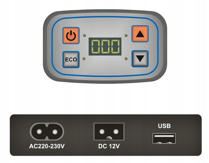 -20°C Lodówka Turystyczna IB-28I+ Przenośna Mobilna tryb ECO 12V 230V USB