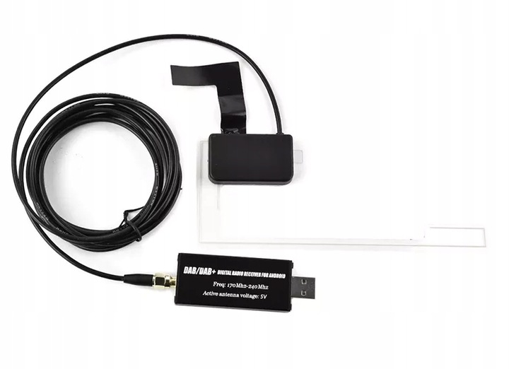 TUNER DAB+ DO RADIA Z SYSTEMEM ANDROID RADIO CYFROWE DAB+