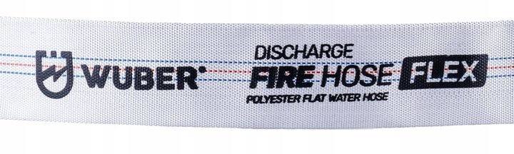 WĄŻ STRAŻACKI DO POMPY BIAŁY FAST-FIX MOCNY DŁUGI DO WODY SZAMBA 1" 20M