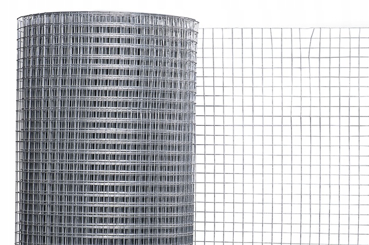 SIATKA PRZECIW GRYZONIOM SZKODNIKOM 1m 100cm OCYNKOWANA 50x50 2,0mm | 25mb