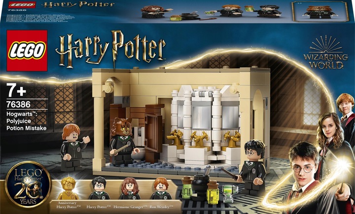 LEGO Harry Potter 76386 Hogwart: Pomyłka z Eliksirem + Latający Ford Anglia