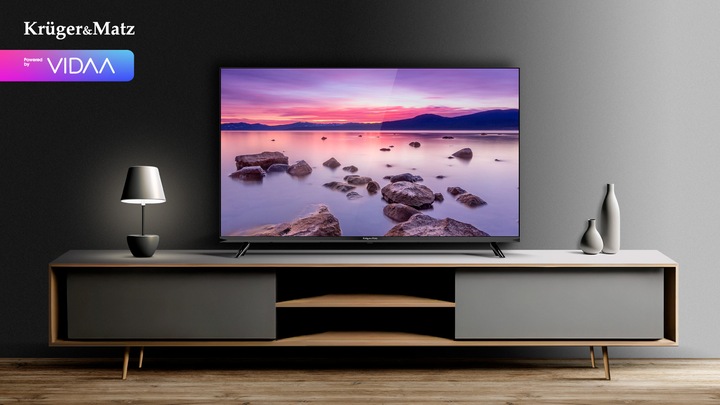 TELEWIZOR KRUGER DVB-T2 HEVC FHD 40'' SMART TV VIDAA