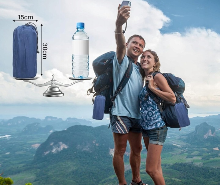 MATA SAMOPOMPUJĄCA KARIMATA 200x70x10CM Z PODUSZKĄ