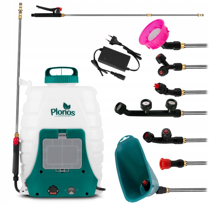 Opryskiwacz akumulatorowy ciśnieniowy plecakowy elektryczny 18l LANCA 100cm