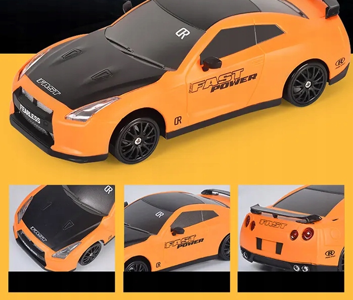 SAMOCHÓD DO DRIFTU NA PILOTA AUTO RC ZDALNIE STEROWANE 4x4 AKUMULATOR X 2