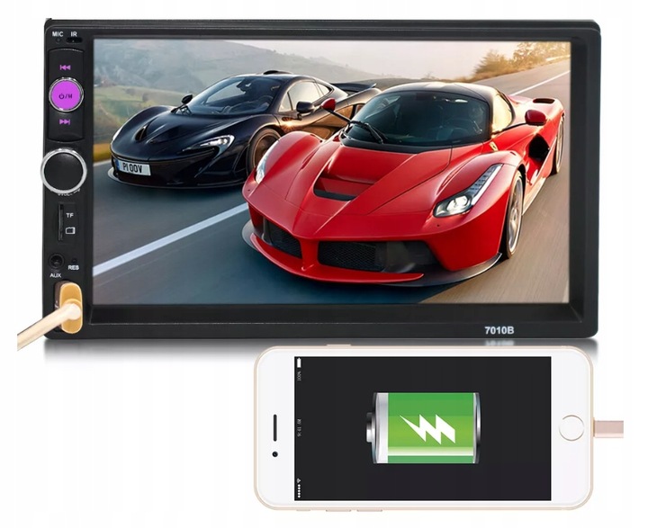 RADIO SAMOCHODOWE BLUETOOTH 2DIN 7 CALI Auta Samochodu KAMERA COFANIA