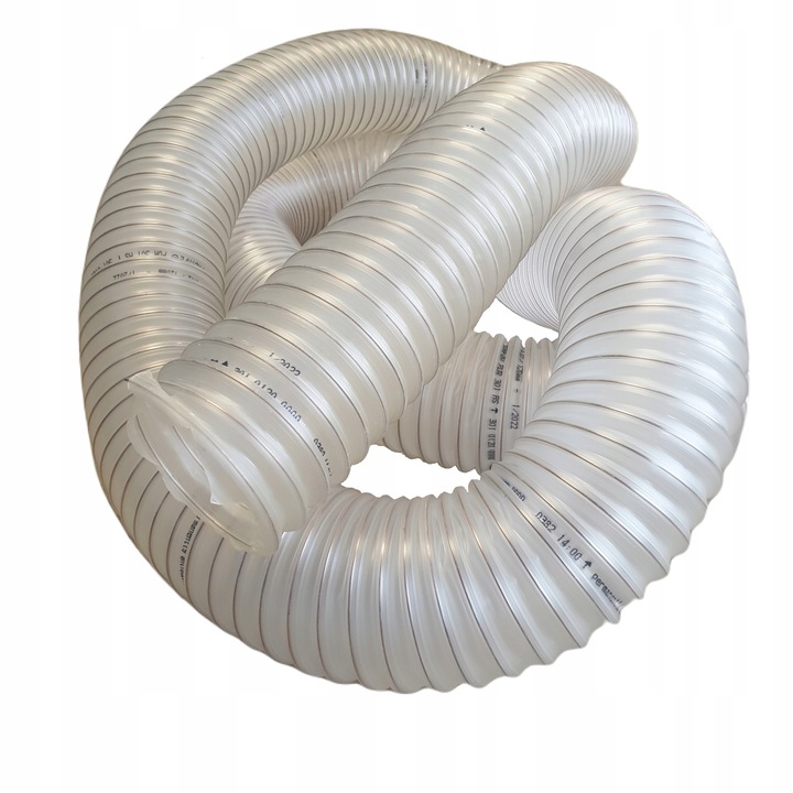 Wąż poliuretanowy do trocin fi 60 Antystatyczny