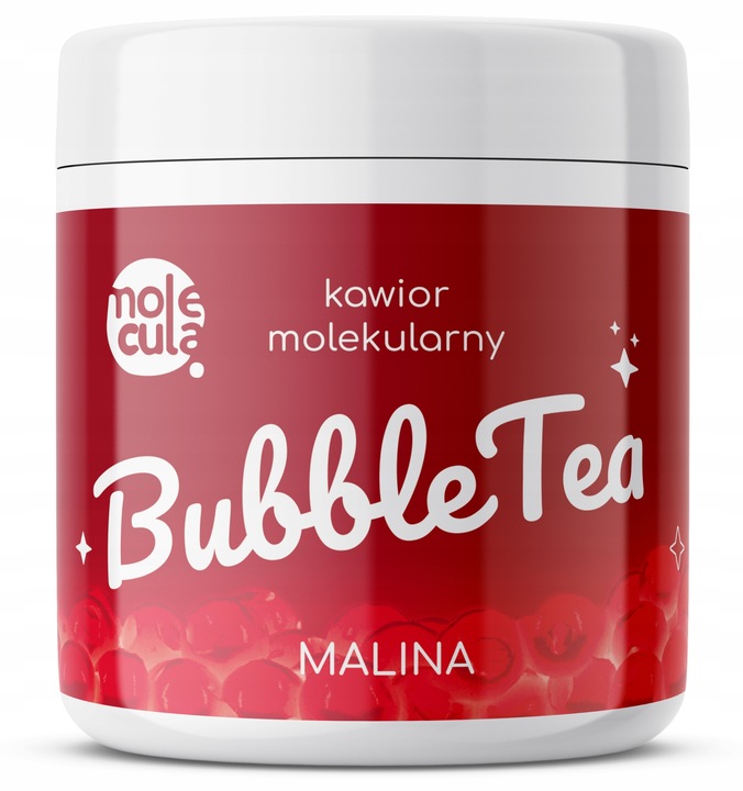 Molecula - KULKI do BUBBLE TEA - 0.8kg - MOLEKULARNY KAWIOR - MALINA