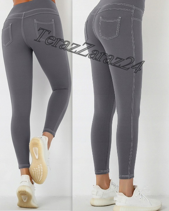 LEGGINSY BEZSZWOWE ELASTYCZNE GETRY bambus XL/2XL