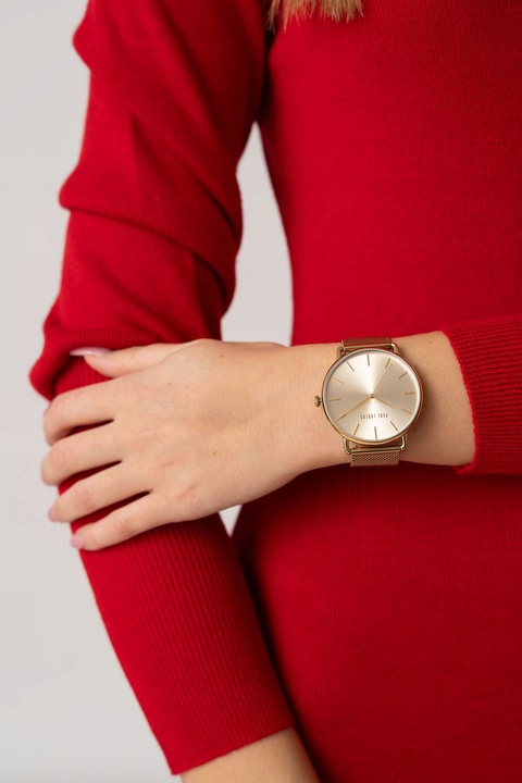 Duży zegarek damski Paul Lorens NEXA - siatka mesh regulowana +GRAWER