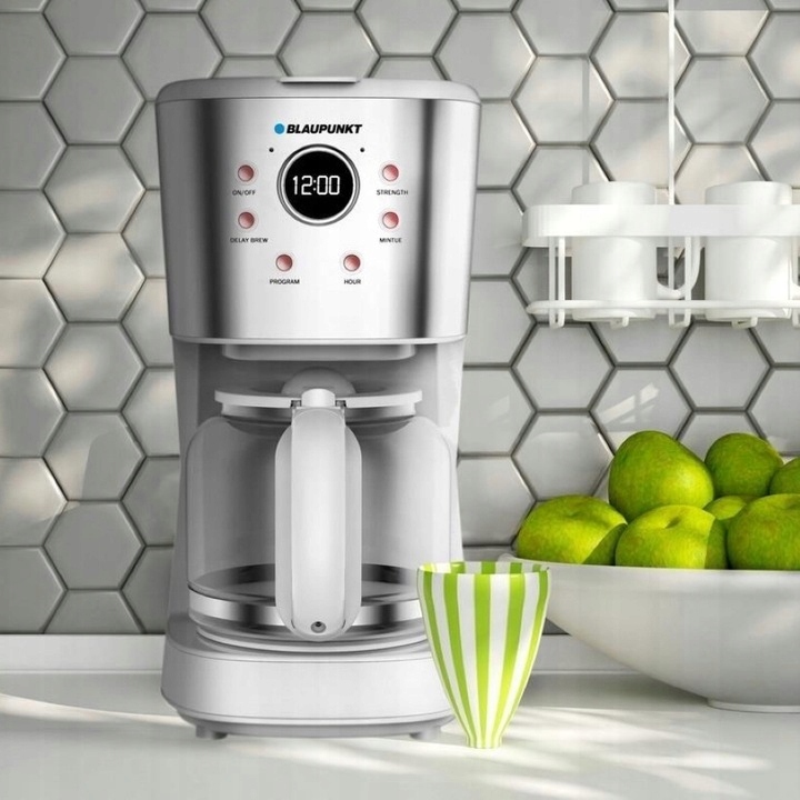 Ekspres do kawy przelewowy BLAUPUNKT CMD802WH TIMER 1,5l 12-14 filiżanek