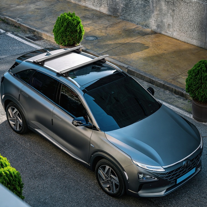 AZILO EMC Expert 110 BAGAŻNIK DACHOWY ALUMINIOWY NA RELINGI ZINTEGROWANE