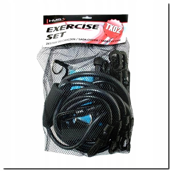 Zestaw gum ekspanderów treningowe TX02 HMS DO DOMU
