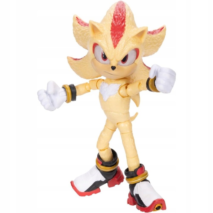 Sonic the hedgehog 3 Figurka Super Shadow 13cm Jakks Szybki jak błyskawica