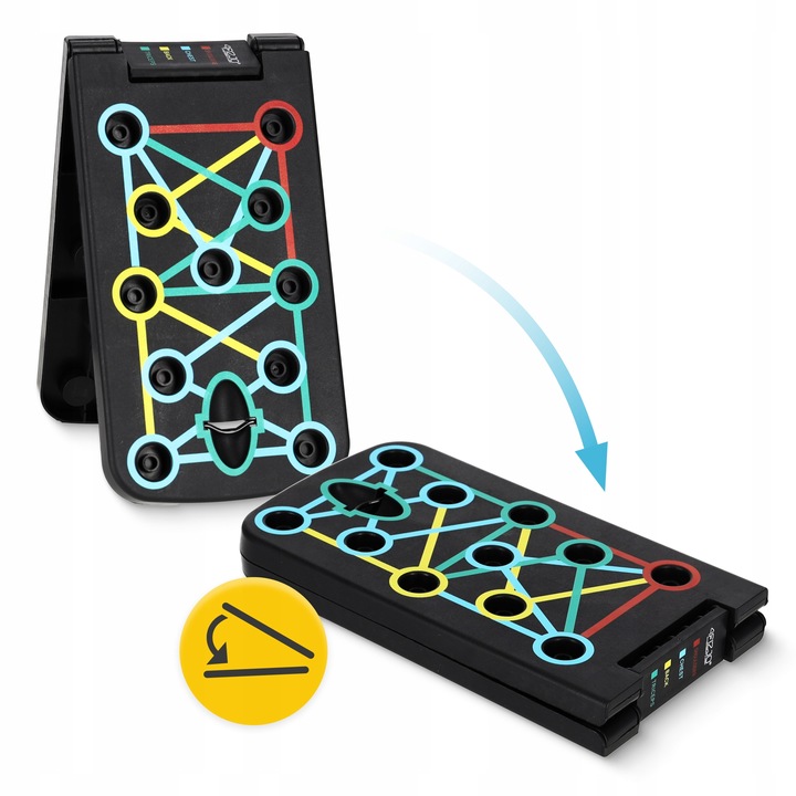 DESKA DO POMPEK PLATFORMA DO ĆWICZEŃ UCHWYTY WIELOFUNKCYJNA PUSH UP BOARD