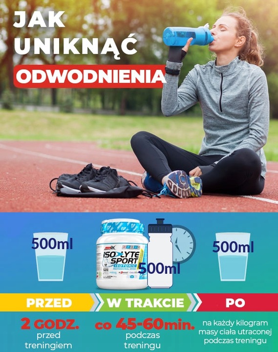 ISOTONIC Isolyte elektrolity IZOTONIK W PROSZKU DLA BIEGACZY, KOLARZY Mango