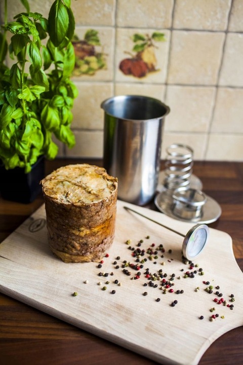 Szynkowar 1,5kg ZESTAW worki termometr Browin