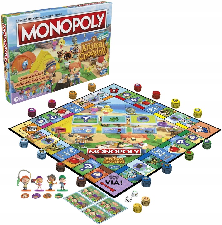 Gra planszowa Hasbro Monopoly Animal Crossing