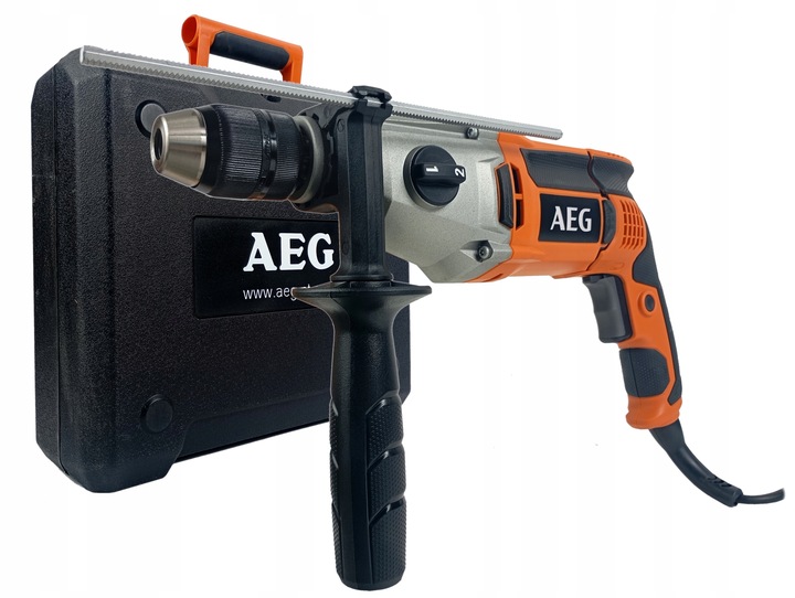 AEG SB2E 1100 RV wiertarka udarowa 2-biegowa 1100 W AVS Walizka