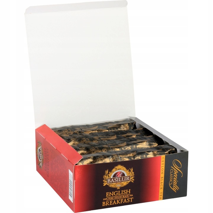 Basilur ENGLISH BREAKFAST herbata czarna - 100 szt.
