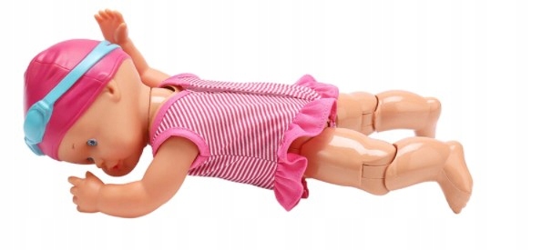 LALKA BOBAS PŁYWAJĄCA DO KĄPIELI RUCHOME STAWY WODOODPORNA DO WODY