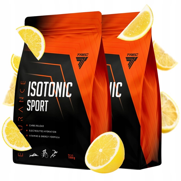 ISOTONIC KONCENTRAT 2000G CYTRYNOWY IZOTONIK W PROSZKU NAPÓJ + BIDON