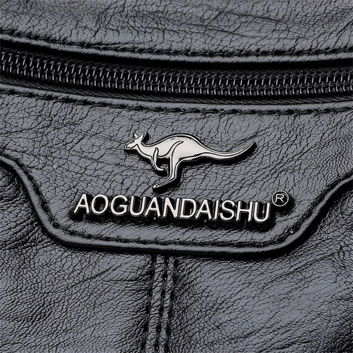 TORBA TOREBKA DAMSKA CZARNA NA RAMIĘ NA ZAMEK SKÓRA EKOLOGICZNA