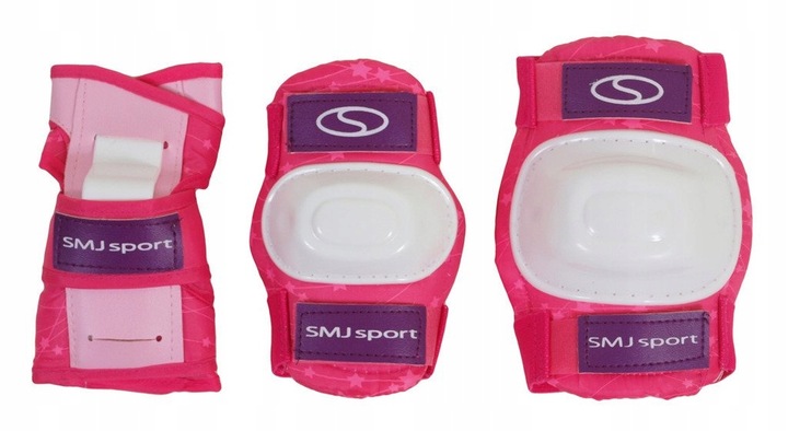 Zestaw COMBO PINK LED: 2w1 wrotko-rolki regulowane + kask + ochraniacze + t