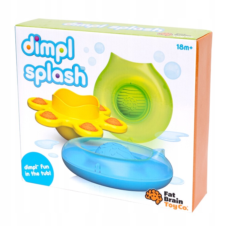 Bąbelki Kąpielowe Sensoryczne dla Dzieci Dimpl Splash Fat Brain Toy Pop it