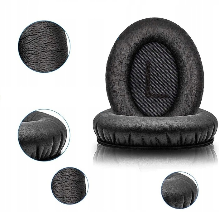 NAUSZNIKI PADY GĄBKI DO BOSE QC35 QC25 QC15 2 AE2 QC2 MEMORY FOAM TESA